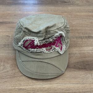 Browning Cap with Pink Embroidery
